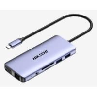 HUB HIKSEMI (by Hikvision) HDMI, UPD Fast Charge, HDMI, VGA, SD, TF, USB3.0*2, USB2.0*2, Audio, RJ45 docking - HS-HUB-DS11 - immagine 2