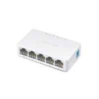 SWITCH MERCUSYS MS105 5P LAN MINI DESKTOP 10/100M RJ45 CASE PLASTICA - immagine 2