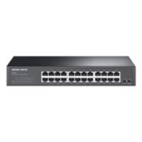 SWITCH MERCUSYS MS124GS 24P Gigabit DESKTOP/RACKMOUNT - CASE IN ACCIAIO - immagine 2