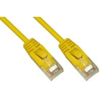 CAVO RETE CATEGORIA 6 NON SCHERMATO UTP COLORE GIALLO HALOGENFREE MT 1 SLIM LK6U010YS - immagine 2