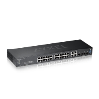 SWITCH ZYXEL GS2220-28-EU0101F 24P Gigabit +4P (RJ-45/SFP) , IPv6, VLAN, Desktop/Rack Managed Layer 3 Lite - Fanless - immagine 2