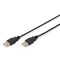 CAVO DIGITUS USB 2.0 A TO USB A, M-M, 1.8MT, NERO, LP8911B - immagine 2