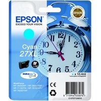 INK EPSON C13T27124012 Ciano Sveglia (Taglia XL) x WF-3620 WF-7110DTW WF-7610DWF WF-7620DTWF WF-7210DTW WF-7710DWF WF-7720DTWF - immagine 2
