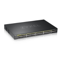 SWITCH ZYXEL GS2220-50HP-EU0101F 44P Gigabit POE (fino a 375W) +4P (RJ-45/SFP) +2P SFP, IPv6, Desktop/Rack Managed Layer 3 Lite - immagine 2