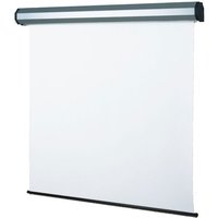 SCHERMO PROIEZIONE ELETTRICO 240x250cm 1:1 Tela Bianca Ignifuga Modello Professional - immagine 2