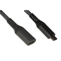 CAVO LINK USB 3.1 (GEN 2) USB-C TO USB-C, M/F, 1MT, (PROLUNGA), NERO, LKCC10MF - immagine 2