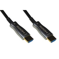 CAVO LINK HDMI 2.0 TO HDMI, M/M, 30MT, AOC FIBRA OTTICA IBRIDO, HDCP, ARC, EDID 4K - 60HZ, 4:4:4, NERO, LKCHD30F - immagine 2