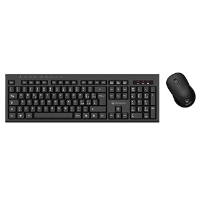 KIT ATLANTIS BASIC 300W P013-AX280G+M TASTIERA MM WIRELESS + MOUSE OTTICO WIRELESS 3 Tasti+scroll, Ricevitore nano-size USB Nero - immagine 2