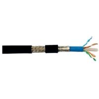 CAVO SOLIDO SCHERMATO PER RETI CATEGORIA 6 LSZH+PE AWG24 IN RAME MATASSA MT 305 ARMATO ANTIRODITORE LSZH+PE - LK305U6RM - immagine 2