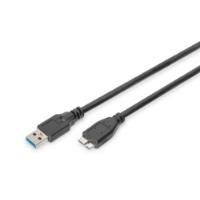 CAVO DIGITUS USB 3.0 - MICRO USB B 3.0 MT 1 AK300116010S - immagine 2