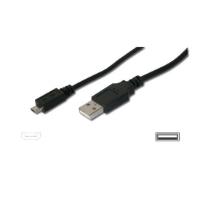 CAVO DIGITUS USB 2.0 A TO USB MICRO-B, M-M, 1,8MT, SCHERMATO, NERO, AK67421 - immagine 2