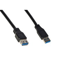 CAVO LINK USB 3.0 A TO USB A, M-F, 1,8MT, (PROLUNGA), NERO, LKCU3018 - immagine 2