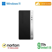 PC HP REFURBISHED 400 G5 RN61522311 TOWER i5-9x00 8GB SSD256GB W11 + CLOUD 20GB + NORTON - immagine 2