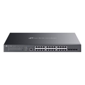 SWITCH TP-LINK SG3428XMPP L2+ Managed Switch 24P Gigabit + 4P 10GE SFP+ con16P PoE+ e 8P PoE++ 500W PoE Power,1U 19-inc