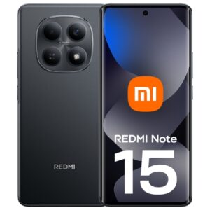 SMARTPHONE XIAOMI REDMI NOTE 15 8/256GB DISPLAY AMOLED 6,77" BLACK MZB0M89EU NO ALIMENTATORE