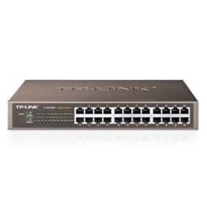 SWITCH TP-LINK TL-SG1024D 24P LAN GIGABIT DESKTOP 10/100/1000Mbps RACKMOUNTABLE RJ4513-inch CASE ACCIAIO