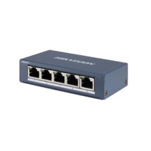 SWITCH HIKVISION 5 PORTE Gigabit RJ45, Desktop Steel Case Unmanaged Switch - DS-3E0505-O