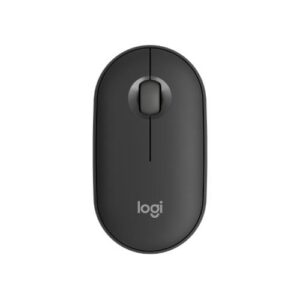 MOUSE LOGITECH "PEBBLE MOUSE 2 M350S" WIRELESS USB+BLUETOOTH Ambidestro GRAFITE BITONALE 910-007015