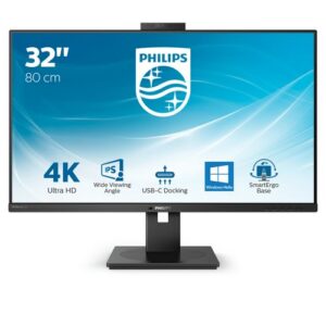 MONITOR PHILIPS LED 31.5" 329P1H/00 IPS 3840x2160 4ms 350cd/m² 1.000:1 (50.000.000:1)2x5W MM WEBCAM PIVOT 2HDMI DP USB-C docking