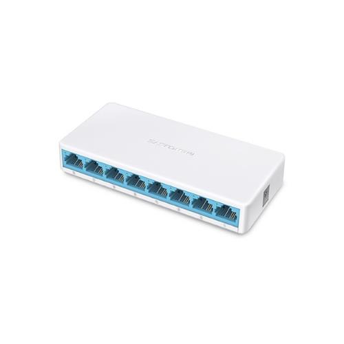 SWITCH MERCUSYS MS108 8P LAN MINI DESKTOP 10/100M RJ45 CASE PLASTICA
