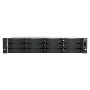 NAS RACK 2U QNAP TS-h1277AXU-RP-R7-32G 12BAY + 2x M.2 2x2.5GbE 2x10GbE BaseT  2xUSB 3.2 RAM 32GB DDR5 AMD Ryzen 7700 2X550W