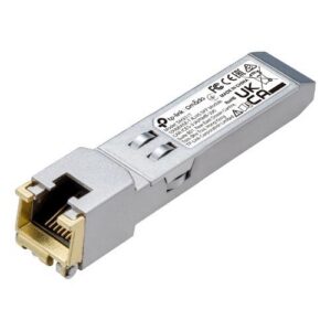 TP-LINK 1000BASE-T RJ45 SFP Module SPEC: 1000Mbps RJ45 Copper Transceiver, Plug and Play with SFP Slot, Up to 100 m Distance