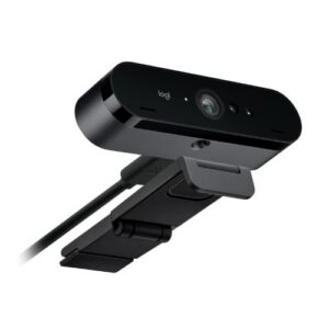 WEBCAM LOGITECH BRIO 4K 13MP Zoom dig 5x USB A/USB C 2Mic Onmidirez Messa a fuoco auto Clip mont univers Copriobiett -960-001746