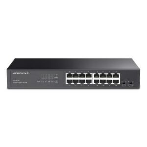 SWITCH MERCUSYS MS116GS 16P LAN GIGABIT Desktop/Rackmount 1U 13-inch Rack-mountable Steel Case
