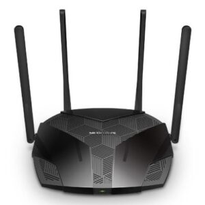 ROUTER MERCUSYS MR80X AX3000 Wi-Fi 6 574Mbps a2.4GHz 2402Mbps a 5GHz 4ANT FISSE EST. 3P GIGA LAN,1P GIGA WAN