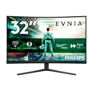 MONITOR PHILIPS EVNIA LED 31.5" Wide CURVED 32M2C3500L/00 VA 2560x1440 180Hz 1ms 300cd/m² 3.500:1 HDMI DP GAMING