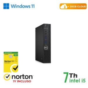 PC DELL RINOVO REFURBISHED Optiplex 3050-5050M RN45521311 MINI i5-7x00 8GB SSD128GB W11P + CLOUD 20GB + NORTON