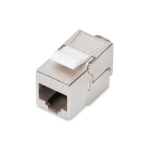 INSERTO JACK DIGITUS SCHERMATO RJ45 8 POLI CATEGORIA 6 TOOLFREE PER PLACCHE A MURO O PANNELLI PATCH CAT 6 - DN936121