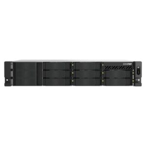NAS RACK 2U QNAP TS-855eU-8G 8HD 3,5"/2,5" NOHD 2xM.2 2280 2x2.5GBE 4xUSB3.2 8GB RAM Intel Atom C5125 8C 2.8GHz 250W