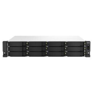 NAS RACK 2U QNAP TS-1264U-RP-8G 12HD 3,5"/2,5"SATA 2x 2.5GBE 2x USB3.2 8GB RAM 1x HDMI Intel Celeron N5105/N5095 4Core 2X300W