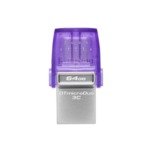 FLASH DRIVE KINGSTON USB 3.2 64GB "DT DUO"- USB-C+USB3 - DTDUO3CG3/64GB