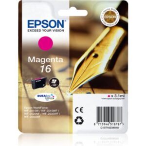 INK EPSON C13T16234012 Magenta Penna/Cruciverba DURABriteUltra WF-2010 2510 2520 2530 2540 2630 2650D 2660 2760 2750