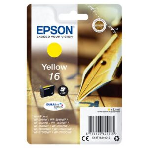 INK EPSON C13T16244012 Giall Penna/Cruciverba DURABriteUltra WF-2010 2510 2520 2530 2540 2630 2650D 2660 2760 2750