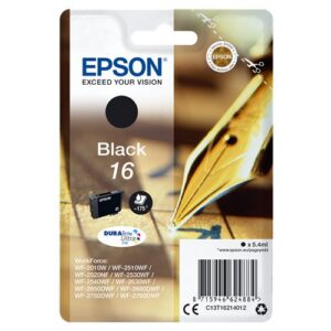 INK EPSON C13T16214012 Nero Penna/Cruciverba DURABrite Ultra WF-2010 2510 2520 2530 2540 2630 2650D 2660 2760 2750
