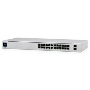UBIQUITI SWITCH USW-24-POE-EU 24 PORTE LAN GIGABIT di cui 16 Porte Lan PoE Budget 95W + 2 Porte 1G SFP