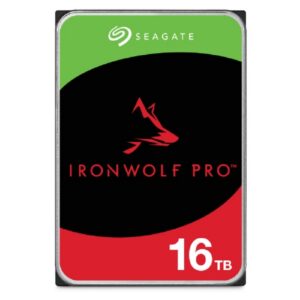 HD SEAGATE IRON WOLF PRO 16TB SATA3 3.5" 7200 RPM  256mb cache 24x7 - NAS HDD - ST16000NT001 - Gar. 3 anni