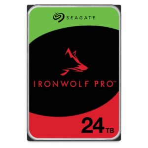 HD SEAGATE IRONWOLF PRO 24TB SATA3 3.5" 7200 RPM  512mb cache 24x7 - NAS HDD - ST24000NT002 - Gar. 5 anni