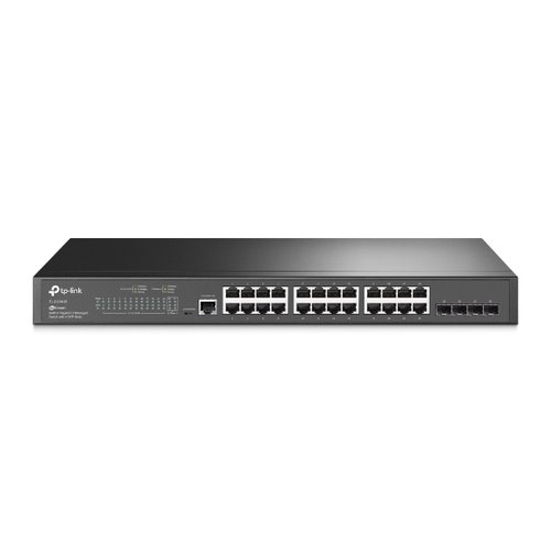 SWITCH TP-LINK SG3428 24P GIGABIT L2+ MANAGED 4 SLOT GIGABIT SFP, RJ45+Micro-USB ConsolePort, 1U 19-inchRack-mount, Omada SDN