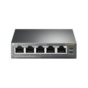 SWITCH TP-LINK TL-SG1005P 5P 10/100/1000Mbps RJ45 4P POE