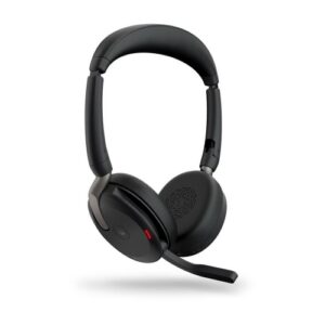 Cuffia professionale Jabra EVOLVE2 65 FLEX MS USB-A, Bluetoot, Pieghevole Canc. rumore,tasto "Mute",Busylight, Certif. Microsoft