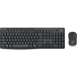 TASTIERA LOGITECH+MOUSE Wireless Desktop MK295 SILENT COMBO USB GRAFITE 920-009797