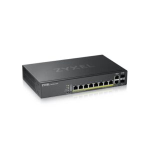 SWITCH ZYXEL GS2220-10HP-EU0101F 8P Gigabit POE (fino a 180W)+2P (RJ-45/SFP) , IPv6, VLAN, Desktop/Rack Managed Layer 3 Lite