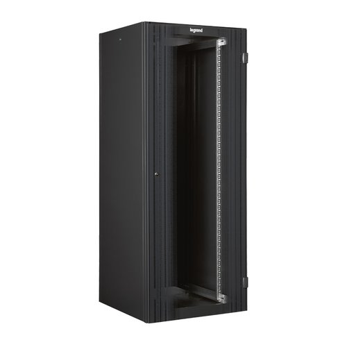 ARMADIO RACK DA PAVIMENTO LEGRAND 42U 2026X800X1000 PORTA IN VETRO 2 MONTANTI ANTERIORI RAL 7016