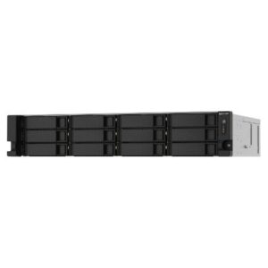 NAS RACK 2U QNAP TS-1273AU-RP-8G 12HD 3,5"/2,5" NOHDD 2P 2.5 GBE 2USB-C 2USB-A 8GB DDR4 4C AMD Ryzen V1000 V1500B 2x300w
