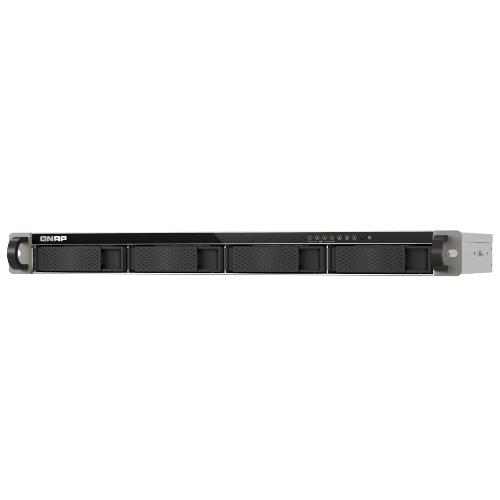 NAS RACK 1U QNAP TS-433eU 4HD 3,5"/2,5" NOHD 2x 2.5GbE LAN 4GB RAM ARM 2.0GHz 4core 100W