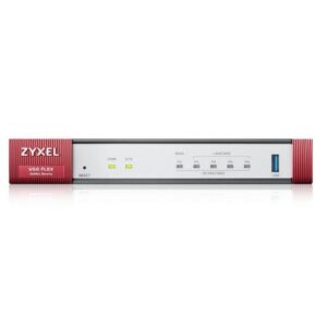 FIREWALL ZYXEL USGFLEX SEC GATEWAY 50HP WAN/LAN 1xGbE PoE 30W 4xGbE VPN: 20 IPSEC, 15 SSL Incl Entry Defens Pack, cons x 10 uten